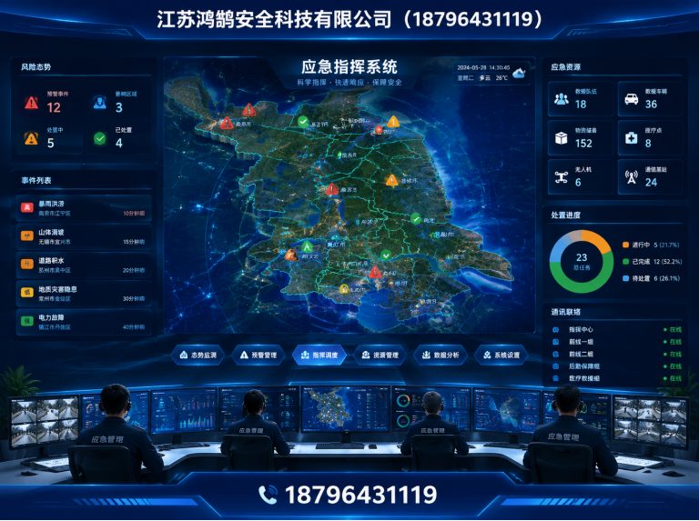 澄迈应急指挥系统展示图